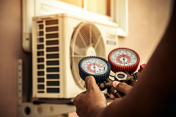 Professional Hvac technician working in Midland, GA
